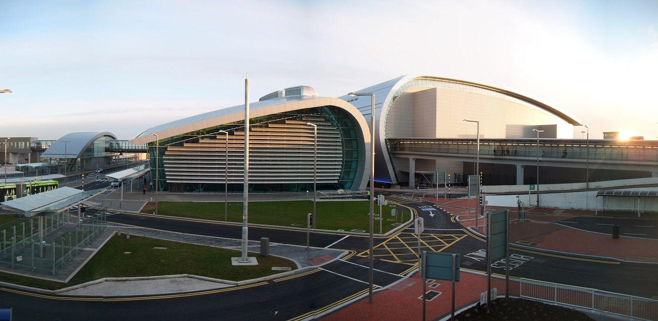 Photograph of Dublin Airport.