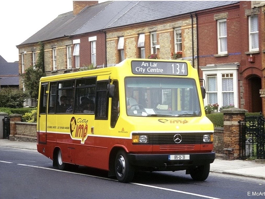 A bus in Dublin