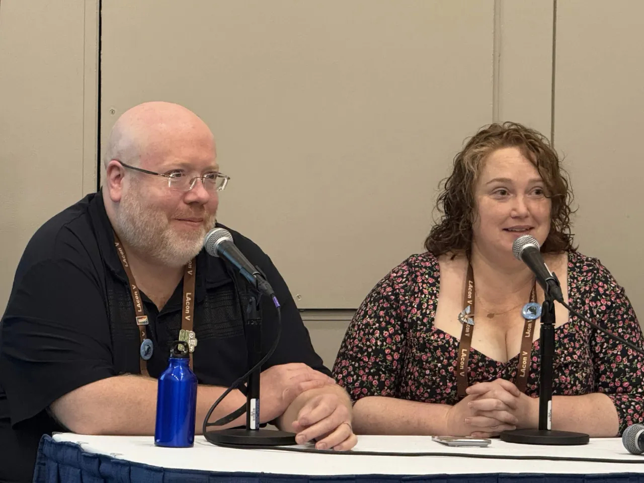 Photo of our Chairs Brian and Marguerite. 